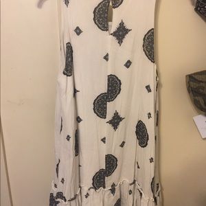 White designed dress